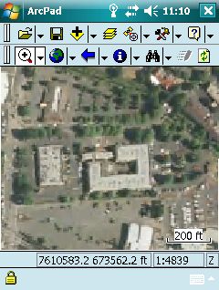 ArcPad 7 with imagery