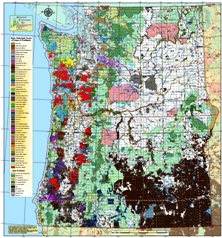 Full Oregon and Washington Ownership Map