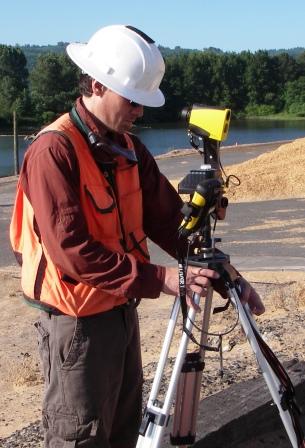 Jason Martin configuring equipment